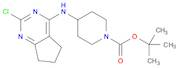 1-Piperidinecarboxylic acid, 4-[(2-chloro-6,7-dihydro-5H-cyclopentapyrimidin-4-yl)amino]-, 1,1-dim…