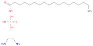 Octadecanoic acid, compd. with 1,2-ethanediamine phosphate (9CI)