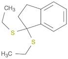 1H-Indene, 1,1-bis(ethylthio)-2,3-dihydro-