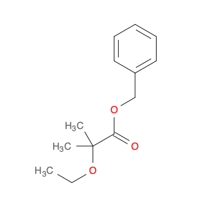 Propanoic acid, 2-ethoxy-2-methyl-, phenylmethyl ester