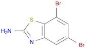 2-BenzothiazolaMine, 5,7-dibroMo-