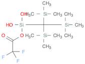 Acetic acid, 2,2,2-trifluoro-, dihydroxy[tris(trimethylsilyl)methyl]silyl ester