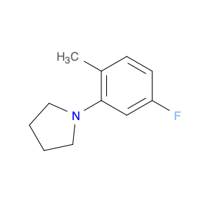 Pyrrolidine, 1-(5-fluoro-2-methylphenyl)-