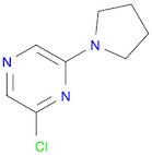 Pyrazine, 2-chloro-6-(1-pyrrolidinyl)-