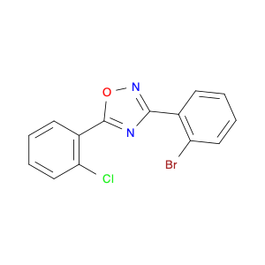 1,2,4-Oxadiazole, 3-(2-bromophenyl)-5-(2-chlorophenyl)-