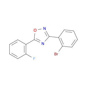 1,2,4-Oxadiazole, 3-(2-bromophenyl)-5-(2-fluorophenyl)-