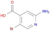 4-Pyridinecarboxylic acid, 2-amino-5-bromo-