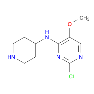 4-Pyrimidinamine, 2-chloro-5-methoxy-N-4-piperidinyl-