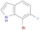 1H-Indole, 7-bromo-6-fluoro-