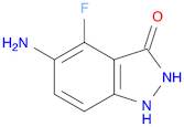 3H-Indazol-3-one, 5-amino-4-fluoro-1,2-dihydro-