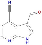 1H-Pyrrolo[2,3-b]pyridine-4-carbonitrile, 3-formyl-