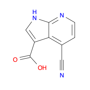 1H-Pyrrolo[2,3-b]pyridine-3-carboxylic acid, 4-cyano-