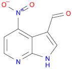 1H-Pyrrolo[2,3-b]pyridine-3-carboxaldehyde, 4-nitro-