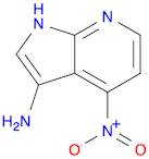 1H-Pyrrolo[2,3-b]pyridin-3-amine, 4-nitro-