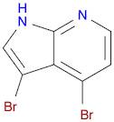 1H-Pyrrolo[2,3-b]pyridine, 3,4-dibromo-