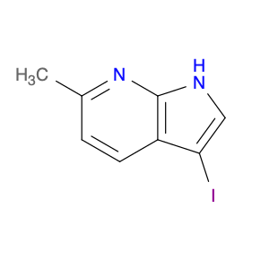 1H-Pyrrolo[2,3-b]pyridine, 3-iodo-6-methyl-