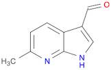 1H-Pyrrolo[2,3-b]pyridine-3-carboxaldehyde, 6-methyl-