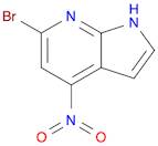 1H-Pyrrolo[2,3-b]pyridine, 6-bromo-4-nitro-