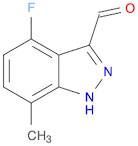 1H-Indazole-3-carboxaldehyde, 4-fluoro-7-methyl-