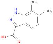 1H-Indazole-3-carboxylic acid, 6,7-dimethyl-