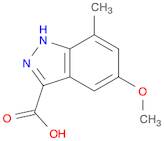 1H-Indazole-3-carboxylic acid, 5-methoxy-7-methyl-