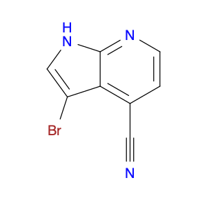 1H-Pyrrolo[2,3-b]pyridine-4-carbonitrile, 3-bromo-