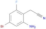 Benzeneacetonitrile, 2-amino-4-bromo-6-fluoro-