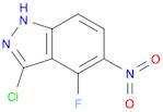 1H-Indazole, 3-chloro-4-fluoro-5-nitro-