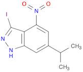 1H-Indazole, 3-iodo-6-(1-methylethyl)-4-nitro-