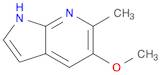 1H-Pyrrolo[2,3-b]pyridine, 5-methoxy-6-methyl-