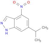 1H-Indazole, 6-(1-methylethyl)-4-nitro-