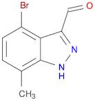 1H-Indazole-3-carboxaldehyde, 4-bromo-7-methyl-