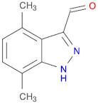 1H-Indazole-3-carboxaldehyde, 4,7-dimethyl-