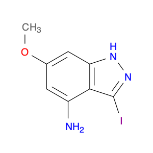 1H-Indazol-4-amine, 3-iodo-6-methoxy-