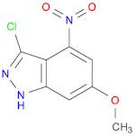 1H-Indazole, 3-chloro-6-methoxy-4-nitro-