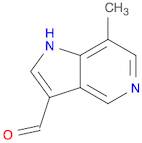 1H-Pyrrolo[3,2-c]pyridine-3-carboxaldehyde, 7-methyl-