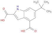 1H-Indole-2,4-dicarboxylic acid, 6-(1,1-dimethylethyl)-