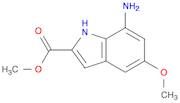 1H-Indole-2-carboxylic acid, 7-amino-5-methoxy-, methyl ester