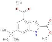 1H-Indole-2,4-dicarboxylic acid, 6-(1,1-dimethylethyl)-, 2,4-dimethyl ester