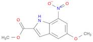 1H-Indole-2-carboxylic acid, 5-methoxy-7-nitro-, methyl ester