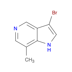 1H-Pyrrolo[3,2-c]pyridine, 3-bromo-7-methyl-