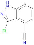 1H-Indazole-4-carbonitrile, 3-chloro-