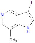 1H-Pyrrolo[3,2-c]pyridine, 3-iodo-7-methyl-