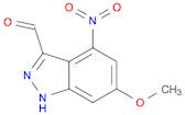 1H-Indazole-3-carboxaldehyde, 6-methoxy-4-nitro-