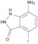 3H-Indazol-3-one, 7-amino-4-fluoro-1,2-dihydro-