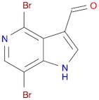 1H-Pyrrolo[3,2-c]pyridine-3-carboxaldehyde, 4,7-dibromo-