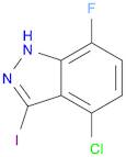 1H-Indazole, 4-chloro-7-fluoro-3-iodo-