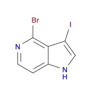 1H-Pyrrolo[3,2-c]pyridine, 4-bromo-3-iodo-