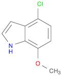 1H-Indole, 4-chloro-7-Methoxy-