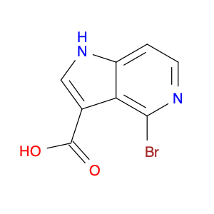 1H-Pyrrolo[3,2-c]pyridine-3-carboxylic acid, 4-bromo-